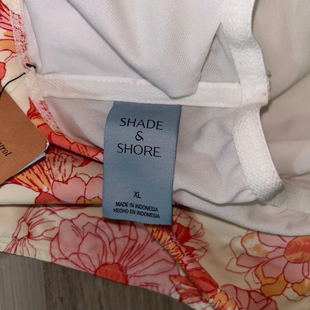 Shade & Shore Kids Floral One Piece - Pink and Orange - Picture 4 of 4